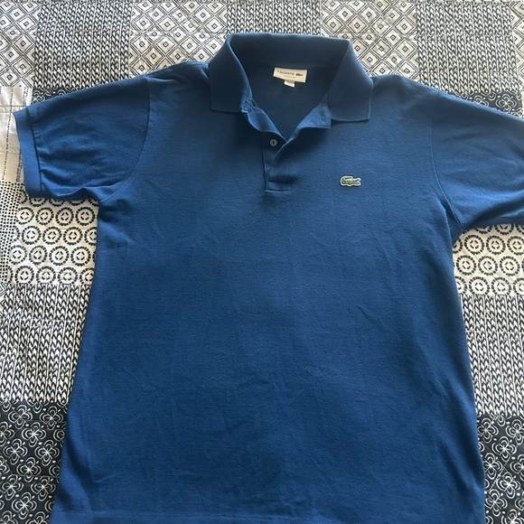 Almost NEW!!!Lacoste Men's Polo Shirt - Royal Blue, size M - Picture 2 of 7